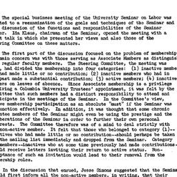 Minutes, 1961-10-18. Labor,...