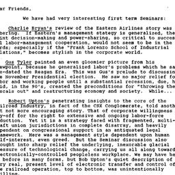 Announcements, 1988-12-16. ...