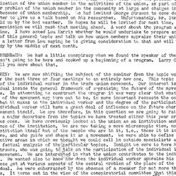 Minutes, 1954-01-20. Labor,...