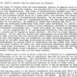 Minutes, 1953-11-11. Labor,...