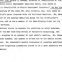 Announcements, 1971-04-21. ...