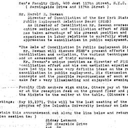 Announcements, 1971-04-21. ...