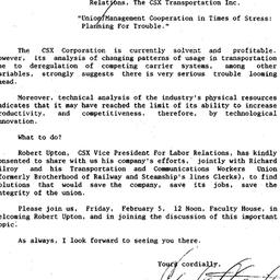Announcements, 1988-02-05. ...