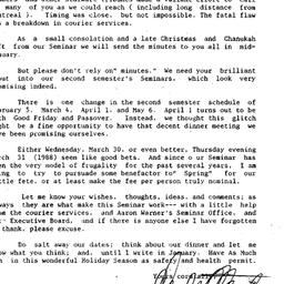 Announcements, 1987-12-17. ...