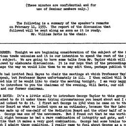 Minutes, 1959-02-11. Labor,...