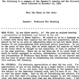 Minutes, 1962-11-21. Labor,...
