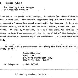 Announcements, 1970-02-26. ...