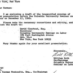 Correspondence, 1970-02-21....