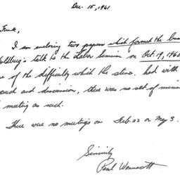 Correspondence, 1960-12-15....