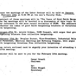 Announcements, 1965-01-27. ...