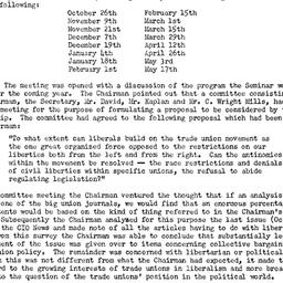 Minutes, 1950-10-12. Labor,...