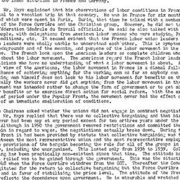 Minutes, 1951-02-15. Labor,...