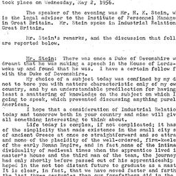 Minutes, 1956-05-02. Labor,...