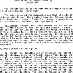 Minutes, 1956-03-21. Labor,...