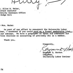 Correspondence, 1975-07-18....