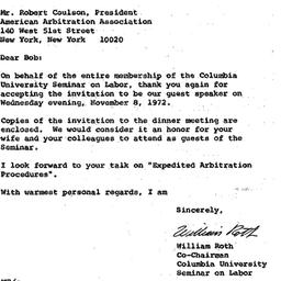 Correspondence, 1972-10-11....