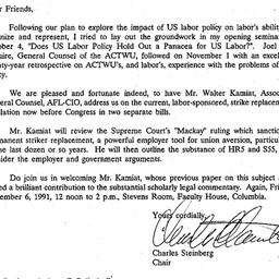 Announcements, 1991-11-21. ...