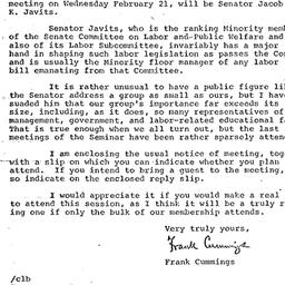Announcements, 1968-02-21. ...