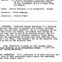 Minutes, 1967-11-27. Labor,...