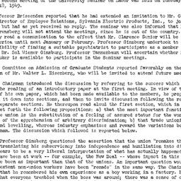 Minutes, 1949-10-18. Labor,...
