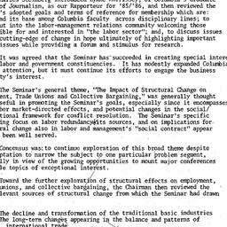 Minutes, 1985-10-04. Labor,...