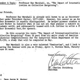 Announcements, 1986-04-04. ...