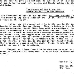 Announcements, 1985-04-04. ...
