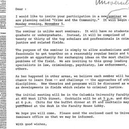 Announcements, 1973-10-16. ...