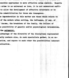 Background paper, Crime and...