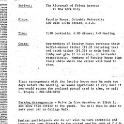 Announcements, 1974-04-22. ...