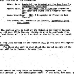 Announcements, 1975-09-16. ...