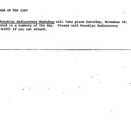 Announcements, 1978-11-18. ...