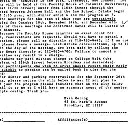 Announcements, 1989-09-26. ...