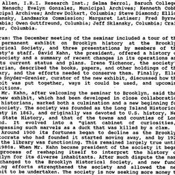 Minutes, 1989-12-12. The Ci...