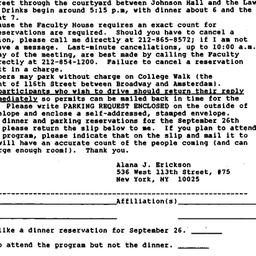 Announcements, 1990-09-26. ...