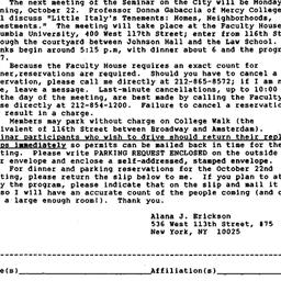 Announcements, 1990-10-22. ...