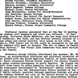 Minutes, 1974-04-29. The Ci...