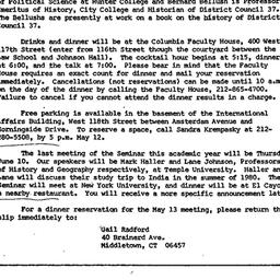 Announcements, 1982-05-13. ...