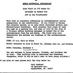 Announcements, 1981-12-05. ...