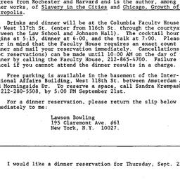Announcements, 1983-09-22. ...