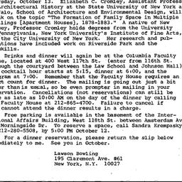Announcements, 1983-10-13. ...