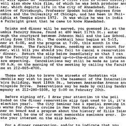 Announcements, 1984-02-21. ...