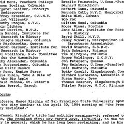 Minutes, 1984-04-30. The Ci...