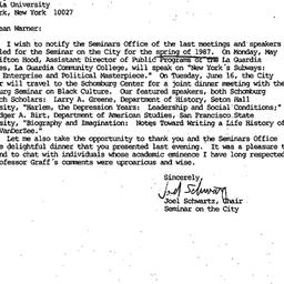 Correspondence, 1987-04-23....