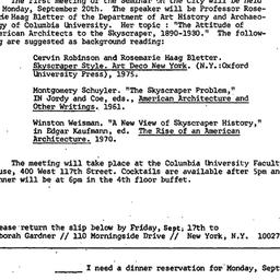 Announcements, 1976-09-20. ...