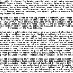 Minutes, 1976-10-19. The Ci...
