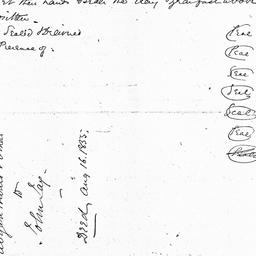 [Document, 1855 August 16]