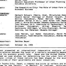 Minutes, 1994-09-27. The Ci...