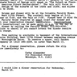 Announcements, 1981-03-18. ...