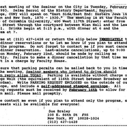 Announcements, 1993-02-23. ...